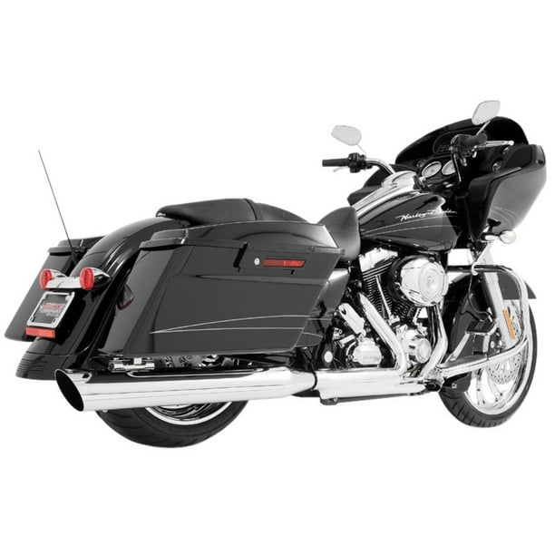 Freedom HD00150 Exhaust Classic Slash Slip-On Chrome 4 Freedom HD00150 Exhaust Classic Slash Slip-On Chrome 4